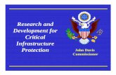 Research and Development for Critical Infrastructure ... · Research and Development for Critical Infrastructure Protection. President’s Commission on Critical Infrastructure Protection,