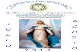 CL. CRESPO RASCON, 59 37002 SALAMANCA · 2019-06-24 · También damos las gracias, al Cardenal D. Carlos Amigo, que Presidio la Santa Mi-sa y nos dio una preciosa charla sobre la