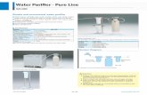 Water Purifier - Pure Line · Water Purifier - Pure Line. WL100. WL100. Water purification set: WL100+filter stand(1)+Filter housing unit(2)+activated carbon+membrane. Simple and