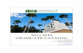 2017-2018 - University of South Florida and Policies/2017-2018... · This catalog is effective for the 2017-2018 academic year. This catalog includes all policies, procedures, and