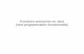 Fonctions anonymes en Java (mini programmation fonctionnelle)lacl.u-pec.fr/gava/cours/ESIPE/JavaL1/cours/cours11.pdf · 2019-11-25 · Exemple : Conversion °F en °C Admettons que
