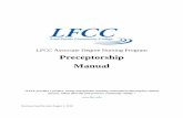 LFCC Associate Degree Nursing Program Preceptorship Manual · LFCC Associate Degree Nursing Program Preceptorship Manual “LFCC provides a positive, caring and dynamic learning environment
