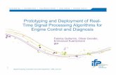 Prototyping and Deployment of Real- Time Signal …...indicated mean effective pressure, indicated Torque maximum pressure gradient and its location peak pressure and its location