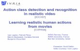 Learning realistic human actions from moviesefros/courses/LBMV09/...Action class detection and recognition in realistic video [ICCV07] Learning realistic human actions from movies