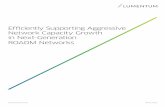 Efficiently Supporting Aggressive Network Capacity Growth ......Efficiently Supporting Aggressive Network Capacity Growth in Next-Generation ROADM Networks 2 Introduction Society’s