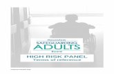 HIGH RISK PANEL - London Borough of Hounslow · Hounslow’s Safeguarding Adults Board Partnership 1 Hounslow High Risk Panel Policy 1. Background The Care & Support Statutory Guidance
