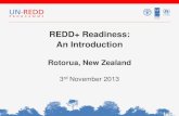 REDD+ Readiness: An Introduction · 2013-12-12 · REDD+ Readiness and the phased approach Phase 1 Preparation •Prepare national REDD+ strategy •Capacity-building Phase 2 Implementation