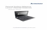Personal Systems Reference Lenovo Essential Notebooks · Lenovo C200/N200 15W Li-Ion Battery 6-cell 40Y8322 ann 10/17/06 Lenovo N200 15W Li-Ion Battery 9-cell 41U5027 ann 05/09/07