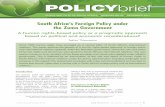South Africa’s Foreign Policy under the Zuma  ...

Africa Institute of South Africa AISA POLICYbrief Number 64 – December 2011 human rights