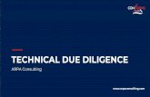 TECHNICAL DUE DILIGENCE - en.arpaconsulting.comen.arpaconsulting.com/.../uploads/2019/08/TECHNICAL-DUE-DILIGENCE.pdf · Technical Due Diligence is one of the priority services ARPA