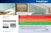 Hillarys Blinds Ltd - Brother Finland · 2016-03-31 · Case Study Hillarys Blinds Ltd To find out more visit MW-140BT / MW-145BT Challenge: To replace their mobile order taking solution,