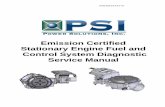 PSI Certified Stationary Engine Fuel System...fied with the Environmental Protection Agency (EPA) and complies with the regulation in ef-fect at the time of certification. When servicing