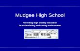 Mudgee High School...•Programmed technology use across the curriculum, 7 to 12. •A Computer Technology Officer. Providing high quality education in a stimulating and caring environment