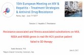 Resistance-associated and fitness-associated substitutions ...regist2.virology-education.com/2017/15EUHIVHEP/26_Marascio.pdf · Resistance-associated and fitness-associated substitutions
