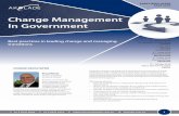 Change Management In Government - Akolade€¦ · Change Management In Government Best practices in leading change and managing transitions EARLY BIRD OFFER SAVE $550 29 ... DHL,