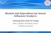 Models and Algorithms for Social Influence Analysiskeg.cs.tsinghua.edu.cn/jietang/publications/Asonam12... · 2012-09-17 · 2 Social Networks • Facebook has over 900 million users