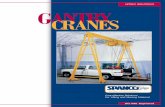 GANTRY CRANES...GANTRY CRANES 2 SELECTING YOUR SPANCO GANTRY CRANE T SERIES-3-Way Adjustablegantries, fabricated from heavy gauge square mechanical tubing, offer …