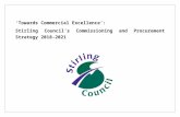 1. Introduction / Executive Summary - Stirling · Web view‘Towards Commercial Excellence’: Stirling Council ’s Commissioning and Procurement Strategy 2018-2021 Contents 1. Introduction