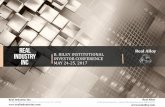 Real Alloy B. RILEY INSTITUTIONAL INVESTOR CONFERENCE …s2.q4cdn.com/535949811/files/doc_presentations/2017/RELY-Invest… · B. RILEY INSTITUTIONAL INVESTOR CONFERENCE MAY 24-25,