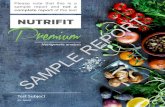 NUTRIFIT Premium REPORT - EasyDNA...Fruits (apricots, blueberries), vegetables (leeks, wheat germ), and pistachios are the best sources. Eat food, that is poor in sodium – consume