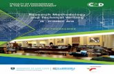Research Methodology and Technical Writing · 2018-02-19 · Research Methodology and Technical Writing - 2018 CONTINUING PROFESSIONAL DEVELOPMENT FACULTY OF ENGINEERING & THE BUILT