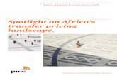 Spotlight on Africa’s transfer pricing landscape.€¦ · Several African nations – most notably Kenya, Egypt, Morocco and South Africa – have broad transfer pricing regimes
