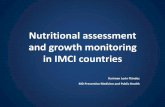 Nutritional assessment and growth monitoring in IMCI countries€¦ · -Updates of National IMCI chart booklets -Nutritional assessment in IMCI -Growth monitoring in IMCI countries