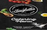 Catering Menu - WordPress.com€¦ · Our food is loved by college-football players, nursing-home residents, and everyone in-between. Our menu reflects our Italian-American heritage