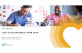 SAP SuccessFactors HCM Suite · 2018-10-15 · Roman Varsanyi, SAP Slovensko s.r.o. Gabriel Kucserak, S&T Slovakia s.r.o. SAP SuccessFactors HCM Suite