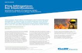 Fire Mitigation for Distribution · be able to distinguish between a broken conductor and a blown fuse, and may not be sensitive enough to detect a broken conductor on a lightly loaded