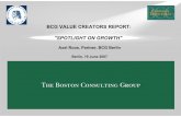 BCG VALUE CREATORS REPORT: GROWTHerlanbakiev.weebly.com/.../bcg_praesentation_.pdf · The Boston Consulting Group BCG VALUE CREATORS REPORT: GROWTH" Axel Roos, Partner, BCG Berlin