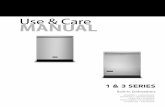 Use & Care MANUAL - Viking Range...6 Loading the Dishwasher • Pull the handle to open the door. If the door is opened during operation, the dishwasher will stop running. Once the