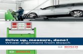 Drive up, measure, done! Wheel alignment from Boschaa-boschww-be.resource.bosch.com/media/commonly...centers, wheel alignment is often offered as a service for the purpose of customer