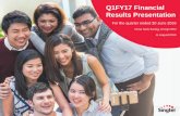 Q1FY17 Financial Results Presentation - Singtel...Q1FY17 Financial Results Presentation For the quarter ended 30 June 2016 Chua Sock Koong, Group CEO ... ›Higher profits from Telkomsel