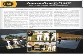 November News Letter-2018 BJMC€¦ · November 2018  DME OFFICIAL NEWS LETTER OF DME MEDIA SCHOOL Journalism@DME Vol. 3 Issue IV In a bid to foster unity, understanding …