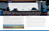 CASE STUDY: CISCO LIVE Customer Conference …...CASE STUDY: CISCO LIVE Customer Conference Recorded with 4K/HD AW-UE70 PTZ Cameras with Auto Tracking Challenge Cisco Systems, Inc.’s