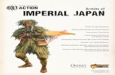 Armies of IMPERIAL JAPAN - DriveThruRPG.com · 2018-04-28 · 6 ARMIES OF IMPERIAL JAPAN This is a supplement for the Bolt Action tabletop wargame, and it deals with the Imperial