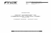 FRICK QUANTUM HD COMPRESSOR CONTROL · PDF file 2020-02-11 · QUANTUM™ HD COMPRESSOR CONTROL PANEL OPERATION 090.040-O (AUG 2014) Page 3 Overview frick compressor packages may be