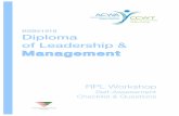 BSB51918 Diploma of Leadership & Management...In this section, you will be asked a number of questions relating to each unit within the Diploma of Leadership & Management. These questions