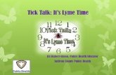 Tick Talk: It’s Lyme Timesullivanny.us/sites/default/files/departments/PHS/Tick... · 2018-04-24 · Numbness, pain, nerve paralysis Meningitis Problems with memory or concentration