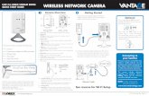 quiCK sTarT guide Wireless NeTWOrK Camera · Ethernet cable before you can set it up to use WiFi. 6. Tap the name of your WiFi network, enter the password, and tap OK. Wait for the