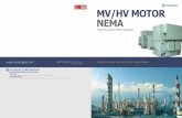 MV/HV MOTOR - HICO America · MV/HV MOTOR - NEMA High Voltage Induction Motor Hyosung’s high voltage induction motors, which are exported across the globe including the Americas,