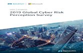 INSIGHTS SEPTEMBER 2019 2019 Global Cyber Risk Perception ... · risk management, followed by executive leadership/ board (65%) and risk management (49%). • Only 17% of executives
