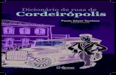 Dicionário de Ruas de Cordeirópolis