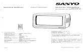 SERVICE MANUAL Colour Television Model No. CZP3024TXcncms.com.au/SANYO-SMs/Consumer-Electronics/CRT... · 2014-08-03 · SERVICE MANUAL Colour Television Model No. CZP3024TX (New