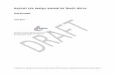 Asphalt mix design manual for South Africa · 2014-10-24 · Asphalt mix design manual for South Africa, provisional working document November 2014 ... Southern African Bitumen Association