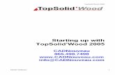 Starting up with TopSolid’Wood 2005 - CADNouveaucadnouveau.com/manuals/CN-TopSolidWoodUsManual2005.pdfTopSolid’Wood ® is a registered product name of Missler Software. The information