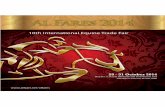 EXHIBITOR MANUAL - Al Fajer Information & Services fares_manual 2014.pdf · 2014-08-26 · 4 29 - 31 October 2014 Hall 4, Dubai International Convention and Exhibition Centre, Dubai,
