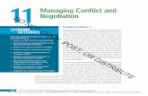11 Managing Conflict and Negotiation - SAGE Publications · 2014-02-28 · Chapter 11: Managing Conflict and Negotiations 339 HOW DO YOU BEHAVE DURING CONFLICT? The following questions