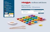 Fröbel Marble Game · 2019-12-17 · activités de stimulation. Le jeu de billes de Fröbel est un jeu d‘assemblage et de construction comportant 36 grosses billes en bois colorées